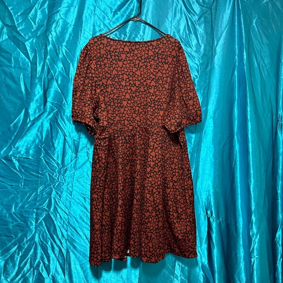 Torrid Mini Textured Hearts Knit Skater Dress 5X - Picture 10 of 10